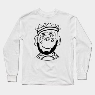Monkey hippy Long Sleeve T-Shirt